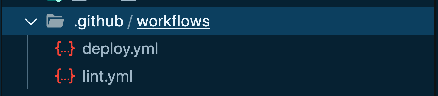 folder structure